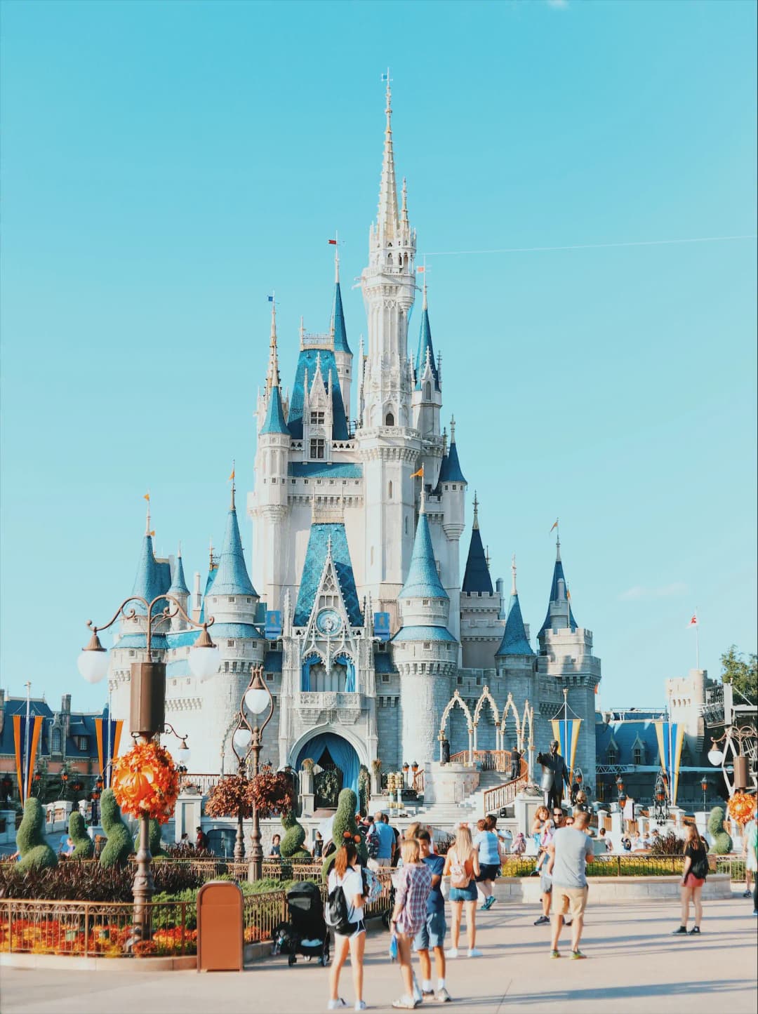 The Cinderella Castle at Magic Kingdom